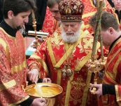 Освящение часовни в Новокузнецке. Май 2006 г.