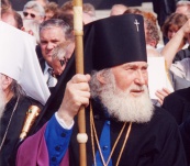 Архиепископ Софроний во время визита в Белоруссию. Сентябрь 2002 г.