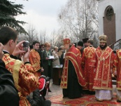 Освящение часовни в Новокузнецке. Май 2006 г.