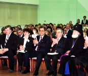 Во время визита в Кузбасс Е. Примакова.  Январь 2000 г.