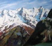 Горы, два плана