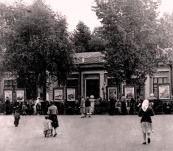 Вокзал станции Новокузнецк,  1954 г.