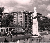 Гипсовая скульптура на пр. Металлургов