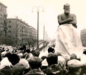 Открытие памятника Обнорскому